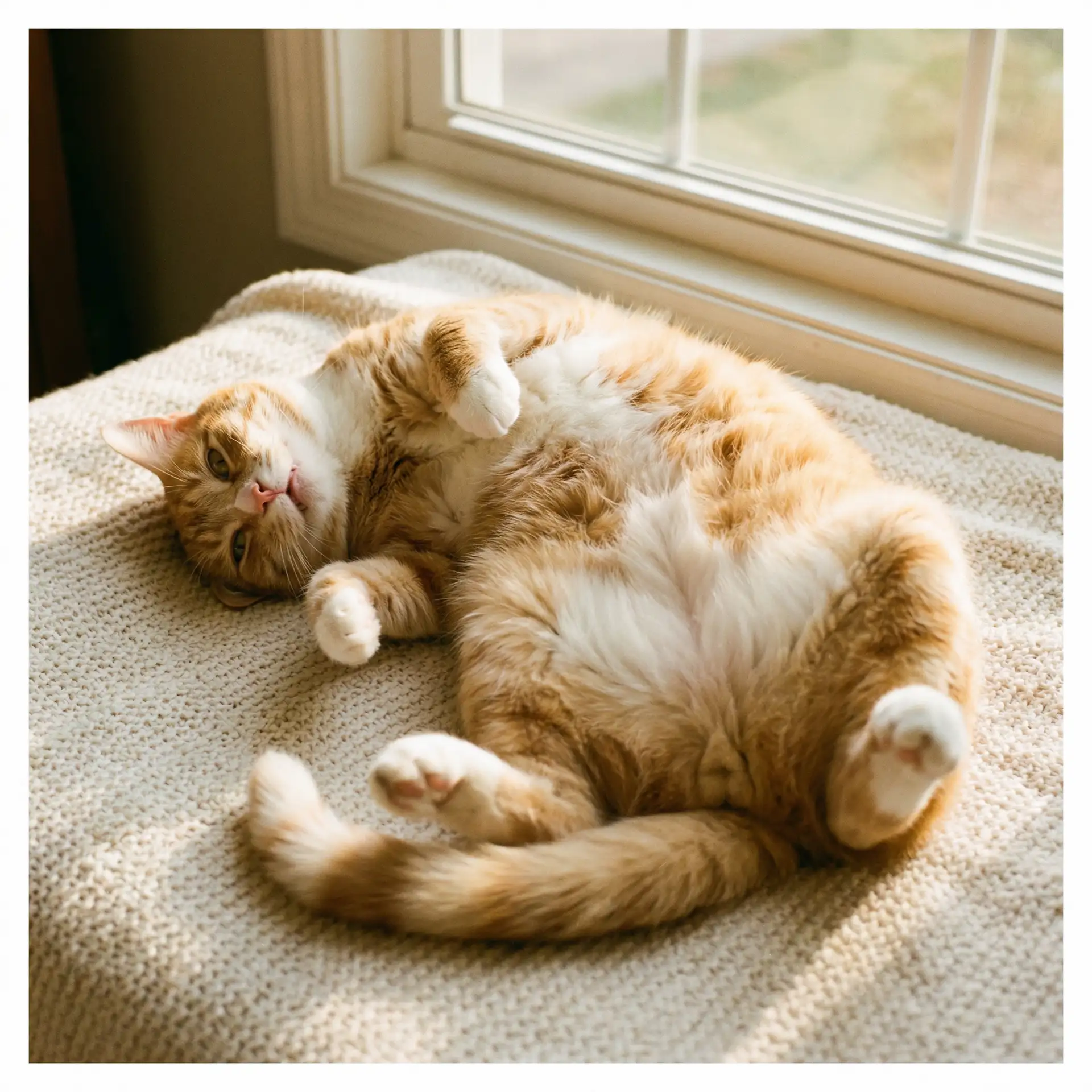 猫咪仰躺露出肚皮 - 灵异侦缉档案1